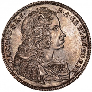 Аверс монеты Австрия, 15 крейцеров, 1728