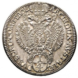 Реверс монеты Австрия, ¼ талера, 1711