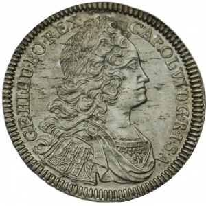 Аверс монеты Австрия, ¼ талера, 1734