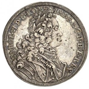 Аверс монеты Австрия, ½ талера, 1713