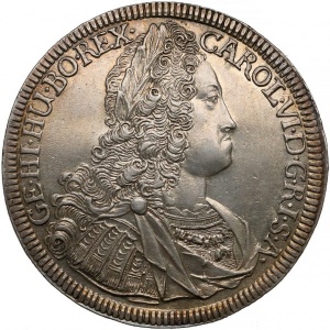 Аверс монеты Австрия, 1 талер, 1724-1734