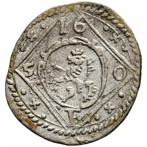 Аверс монеты Австрия, 1 пфенниг, 1645-1653