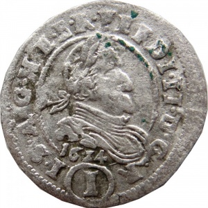 Аверс монеты Австрия, 1 крейцер, 1623-1628