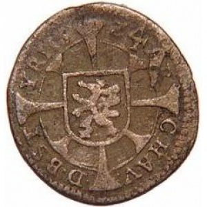 Реверс монеты Австрия, 1 крейцер, 1624-1631