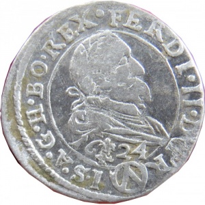 Аверс монеты Австрия, 1 крейцер, 1624-1625