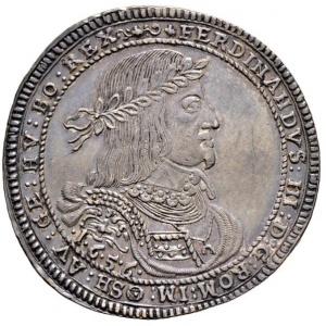 Аверс монеты Австрия, ½ талера, 1651-1656