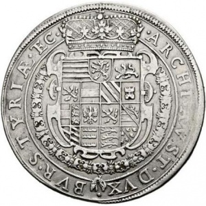 Реверс монеты Австрия, 2 талера, 1640, Фердинанд II