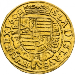 Реверс монеты Австрия, 1 дукат, 1593-1608, Рудольф II