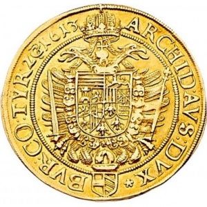 Реверс монеты Австрия, 5 дукатов, 1613-1618, Матиас