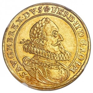 Аверс монеты Австрия, 5 дукатов, 1626-1637, Фердинанд II