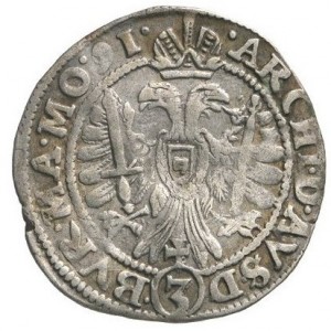 Реверс монеты Австрия, 3 крейцера, 1588-1610