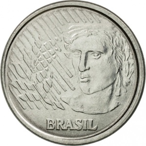 Аверс монеты Бразилия, 5 сентаво, 1994-1997