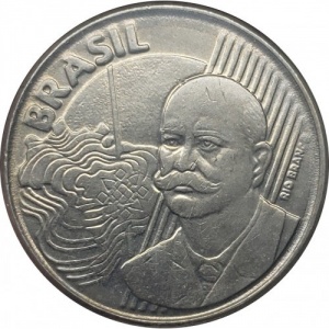Аверс монеты Бразилия, 50 сентаво, 1998-2001