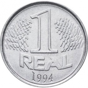 Реверс монеты Бразилия, 1 реал, 1994