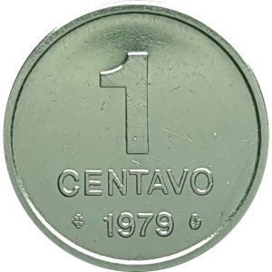 Реверс монеты Бразилия, 1 сентаво, 1979-1983