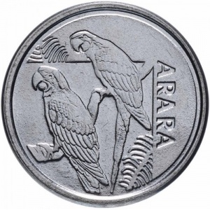 Реверс монеты Бразилия, 5 крузейро реал, 1993-1994