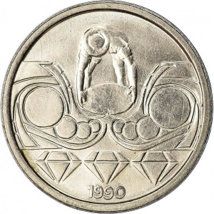 Реверс монеты Бразилия, 10 сентаво, 1989-1990
