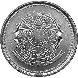 Аверс монеты Бразилия, 5 сентаво, 1986-1988