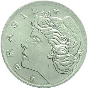 Аверс монеты Бразилия, 1 сентаво, 1969-1975