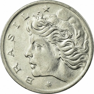 Аверс монеты Бразилия, 5 сентаво, 1969-1975