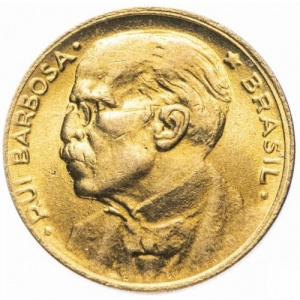 Аверс монеты Бразилия, 20 сентаво, 1948-1956, Руй Барбоза ди Оливейра