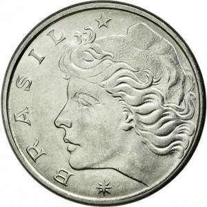 Аверс монеты Бразилия, 50 сентаво, 1975-1979