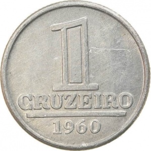 Реверс монеты Бразилия, 1 крузейро, 1957-1961