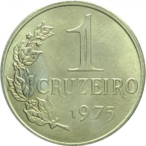 Реверс монеты Бразилия, 1 крузейро, 1974-1978