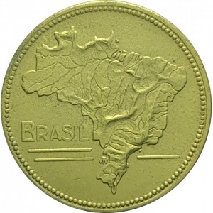 Аверс монеты Бразилия, 5 крузейро, 1942-1943