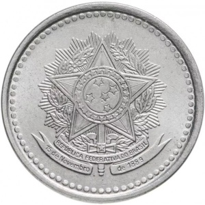 Аверс монеты Бразилия, 500 крузейро, 1985-1986