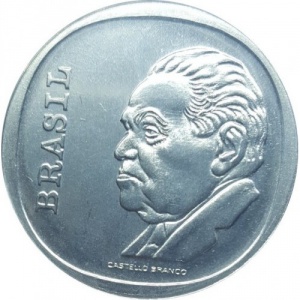 Аверс монеты Бразилия, 10 крузейро, 1975, 10 лет Центральному банку