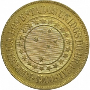 Аверс монеты Бразилия, 40 реалов, 1889-1912