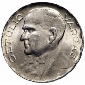 Аверс монеты Бразилия, 300 реалов, 1938-1942, Жетулиу Дорнелис Варгас