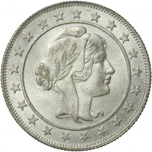 Реверс монеты Бразилия, 2000 реалов, 1924-1934