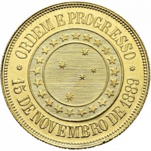 Реверс монеты Бразилия, 20.000 реалов, 1889-1922