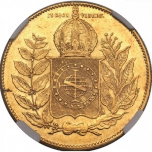 Реверс монеты Бразилия, 20.000 реалов, 1849-1851