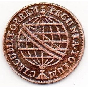 Реверс монеты Бразилия, 40 реалов, 1802-1817