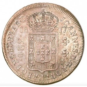 Аверс монеты Бразилия, 320 реалов, 1809-1817