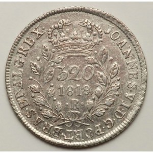 Аверс монеты Бразилия, 320 реалов, 1818-1821