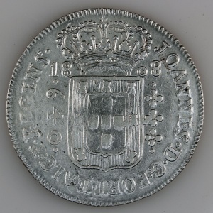 Аверс монеты Бразилия, 640 реалов, 1806-1808