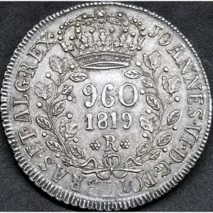 Аверс монеты Бразилия, 960 реалов, 1818-1822