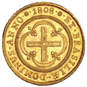 Реверс монеты Бразилия, 4000 реалов, 1805-1817