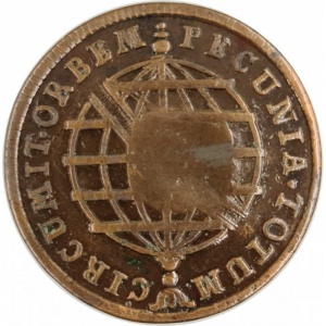 Реверс монеты Бразилия, 10 реалов, 1786-1796