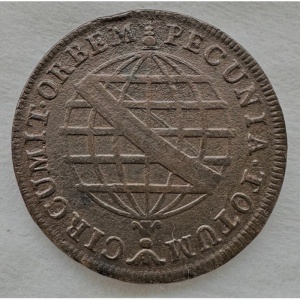 Реверс монеты Бразилия, 40 реалов, 1786-1796