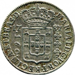 Аверс монеты Бразилия, 160 реалов, 1787-1797