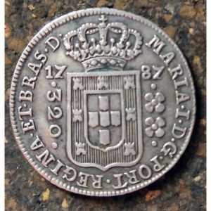 Аверс монеты Бразилия, 320 реалов, 1787-1802