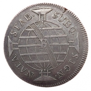 Реверс монеты Бразилия, 640 реалов, 1799-1805