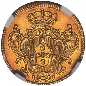 Реверс монеты Бразилия, 1600 реалов, 1780-1784