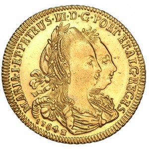 Аверс монеты Бразилия, 3200 реалов, 1780-1786