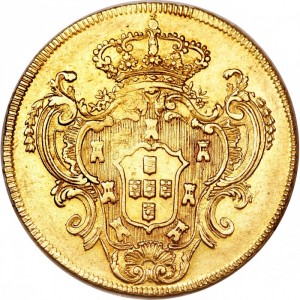 Реверс монеты Бразилия, 6400 реалов, 1777-1786